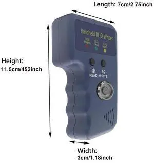 125kHz TM Copier RFID Card Reader Copier Duplicator Handheld RFID Writer Fit for T5577 EM4305 CET5200 TM Chip Cards