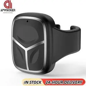 Wireless Remote Controller Ring with Indicator Mini Finger Remote Control 10m Effective Distance for Tiktok Watching Video