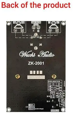 Digital Amplifier Board with 28dB/38dB Selection TPA3221 Stereo 200W