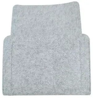 Felt Bedside Organizer Bed Sofa Side Pouch Hanging Couch Light Gray 1 PCS Felt