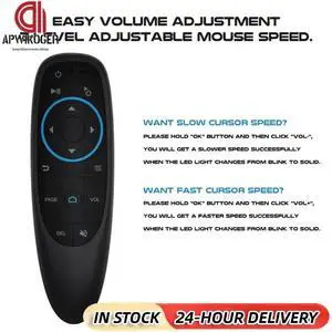 G10BTS Wireless Remote Control 6-Axis Gyroscope 17 Keys Wireless Remote Controller for Projector Computer PC TV BOX
