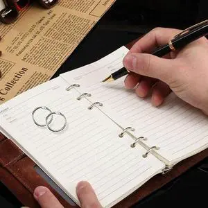 60 PCS Loose Leaf Binder Rings 1-Inch Office Book Rings, Nickel Plated Steel Binder Rings, Key Rings, l Book Rings