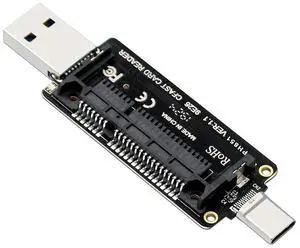 PH851 Fast Card Reader USB3.1 Type-C Portable CFast Memory Card Support 2TB for Macbook Laptop Notebook PC
