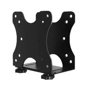 Small PC Mount Computer Holder Wall Mount Easy Installation Space Saving Computer Mount Under Desk Mount Adapter