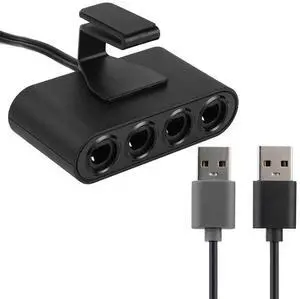 3 in 1 4 Port Game Controller Adapter Computer Cable Fit for Nintend Switch/Wiiu