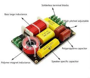WEAH 250 250W 2 Way Speaker Frequency Divider Tweeter Bass Filter Speaker Amplifier Home Sound Theater
