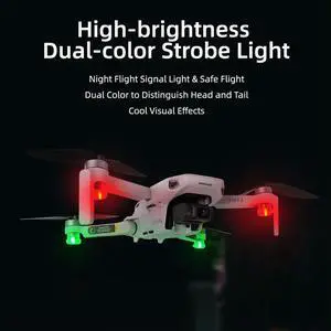 4pcs Universal Drone Flash Strobe Lamp Flight Night Light for Mavic Air 2