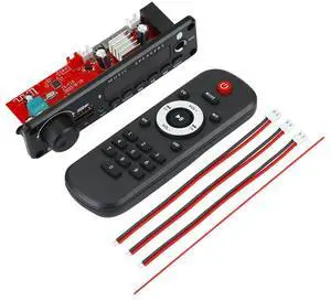 150W Amplifier Car FM Radio Module 6.5mm Microphone Bluetooth-Compatible 5.0 Audio Module TF USB MP3 WMA Audio Board with Remote