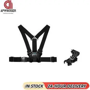 Action Camera Chest Mount Harness Breathable with J-hook for Sports Travel for Gopro 10 Osmo