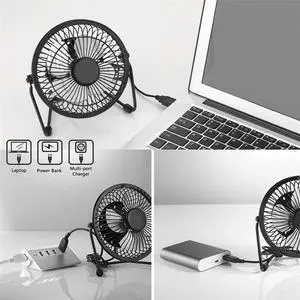 Mini Ventilator Solar Panel Powered Fan Solar Energy Panel Cell Cooling Air Extractor Student Desktop Fan 4 Inch