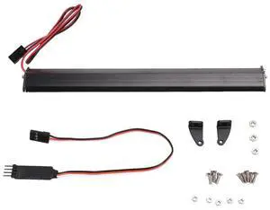 RC Car Roof LED Light Bar Adjustable Mode For 1/10 Crawler SCX10 Wraith Capra TRX4 TRX6 CC01