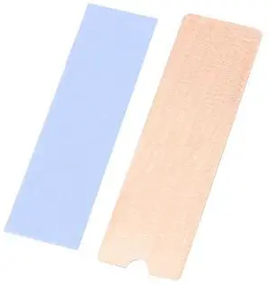 6Pcs M.2 SSD Heat Sink NVME NGFF M.2 2280 Solid State Hard Disk Pure Copper Heatsink Thin Radiator 1.0Mm