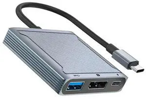 3 in 1 Laptop Docking Station with USB PD Port Type-C To USB+DP+PD Docking Station 100W PD 8K 4K for Macbook//