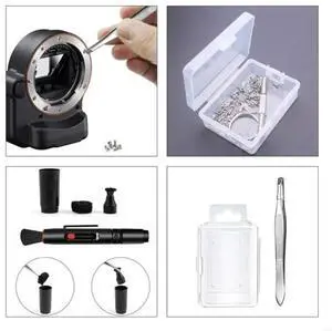 Professional DSLR Camera Cleaning 29-in-1 Camera Cleaner Set Include Cleaning Swabs Cleaning Pen Dust Blower for Sensor