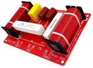 400W Audio Speaker Crossover Module High Power 2 Ways Speakers Filter Frequency Divider 3200Hz for Stage Speaker Upgrade