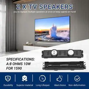 for TV Speakers 8 Ohms 10W for 1590_L50A