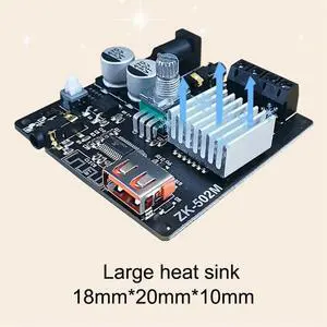 Audio Amplifier Board Mini 5.0 Audio Receiver 50WX2 Module Bluetooth-Compatible for Home Theater AUX