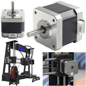 Nema 17 Stepper Motor Step Motor 1.8° Stepper Angle 3D Printer Part Or CNC No Connecting Cable for Anycubi Mega Vype-r Extruder
