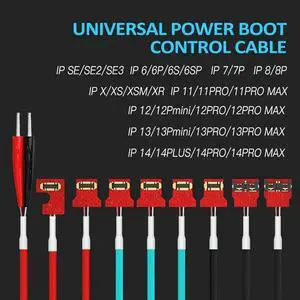 DC Power Cable For Mobile Phone, Power Boot Control Cable Phone Motherboard Activation Boot Cable, 9 Boot Terminal