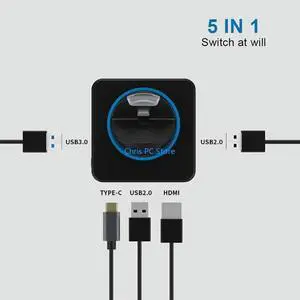 Video Portable Converter Base 5 in 1 Multi-functional