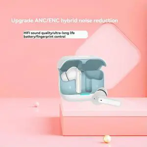 ENC ANC Earbuds for Laptop Pad Android/IOS Phones Black_L50A