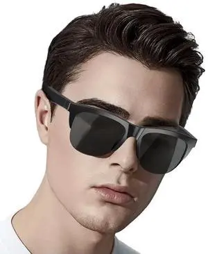 BT Sunglasses Built-in Mic & Speakers Outdoor Sports Headphones UV Protection for Men & Women