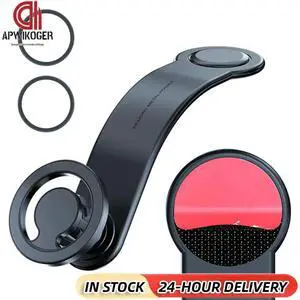 Magnetic Car Mount 360° Rotation Bendable Detachable Car Phone Holder for All Dashboard/Windshield Phone Stand for 15