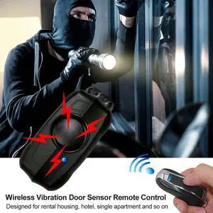 Anti-Theft Lost Wireless Alarm Motorcycle Bicycle Security Electric Vibration  Security Anti-Theft Alarm with Remote Control