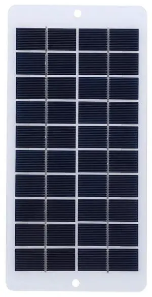 20W 5V Portable Solar Charger Type-C Solar Panel Mobile Power Supply Courtyard Lighting for Doorbell Security Monitoring