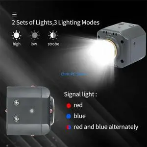Adjustable Lighting Mode ABS Spotlights for 4 Aerials Photography