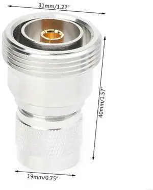 RF Coaxial Adapter L29 7/16 DIN Female To Male Plug Connector
