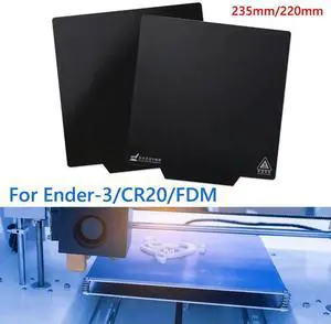 2x 3D Printer Soft Magnetic Build Surface Flex Plate Heatbed Sticker for Ender-3