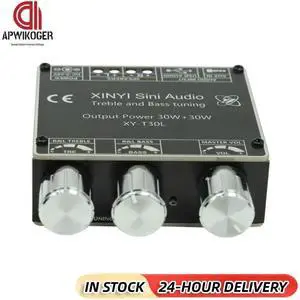 XY-T30L Stereo Audio Power Amplifier Board Module Bluetooth-Compatible 5.1 2.0 Stereo Dual Channel with High Low Bass Adjustment