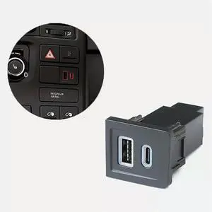 Car USB Charger PD Quick Charge QC3.0 Outlet for Volkswagen_L50A