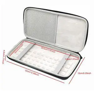 EVA Hard Case Protective Bag Illuminated Keyboard Travel Carrying Bag Case for Mini Wireless Keyboard
