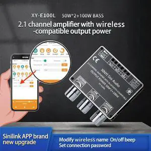 XY-E100L 50Wx2+100W Amplifier 2.1 Channel Bluetooth-Compatible 5.1+AUX Board Set