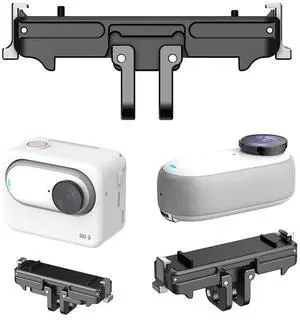 Magnetic Quick Release Base with 1/4 Threaded Port Magnetic Quick Release Adapter for Go 3/3S Camera Accessories