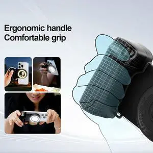 For Magsafe Bluetooth-Compatible Shutter Camera Handle Grip Selfie Stablizer Camera Photo Stabilizer for Android 16 15 14