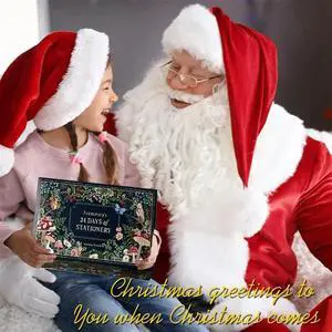 Stationery Advent Calendar 2024, Christmas Countdown Ultimate Calendar, Book Advent Calendar 2024, Christmas Stationery