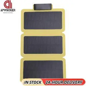 Outdoor Solar Power Charger Ultra-Thin Portable Solar Power Bank Mobile Power Charger for Camping Hiking Picnic Climbing