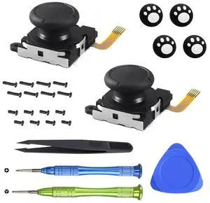Hall Effect Joystick No Drifting Replacement 3D Analog Joystick Analog Stick for Nintendo Switch Joycon/Switch OLED/Switch Lite