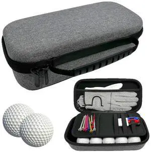 Golf Ball Box with Handle Golf Bag Organizer Lightweight Golf Protective Box for Golf Accessories Box Tool