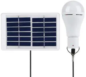 5 Modes 20 COB LED Solar Light USB Rechargeable Bulb Camping Lamp (7W)