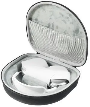 Headphone Travel Case with Mesh Pocket Travel Handbag Shockproof Wireless Headset Protective Box for AirPods Max Headset