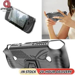 For ROG Ally X TPU Protective Shell Shockproof with Stand Drop-proof with Joystick Caps & Screen Protector Game Accessories