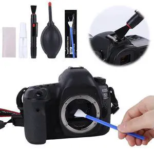 32Pcs Camera Lens Cleaning Kit Air Blower/Swabs/Cleaning Cloth/Cleaning Brush for DSLR Cameras Computer and phone Lens