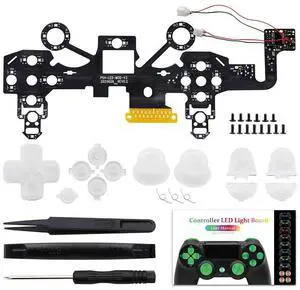 DIY Wireless Game Controller Light Board LED Gamepad Luminous Wireless Game Controller Replacement Circuit Board Kit