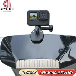 Universal Sports Camera Bracket Aluminum Alloy Mount Motorbike Windscreen Clamp Mount Motorcycle Windshield Clamp for GoPro GO3S