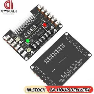 12-Port USB 3A 3.3V 5V 12V -12V Output Voltage ATX Power Breakout Board ATX Power Supply Breakouts Board Module for Computer PC
