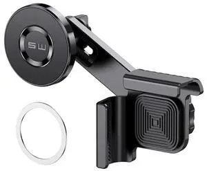 Magnetic Car Phone Holder Mount with Magnetic Ring for Tesla 3/Y Car Screen Navigation Bracket Screen Phone Mount for 15